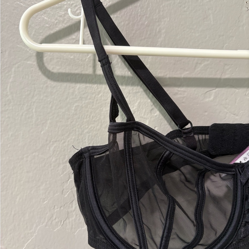 Adore Me Black Corset Bra - Picture 5 of 6